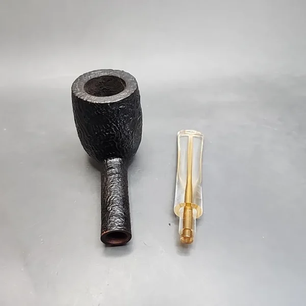 Savinelli De Luxe Milano 111 KS, Sandblasted Straight Billiard Estate Briar Pipe [SOLD OUT] - Image 12