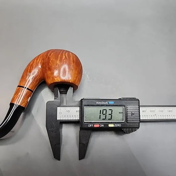 Castello "Castello" 4K Smooth Bent Apple Estate Briar Pipe, Italian Estates - Image 12