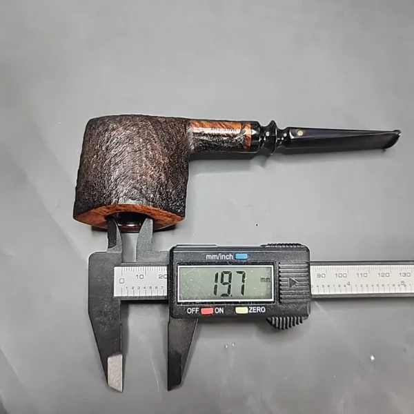 Brakner Antique Royal Danois 813, Sandblasted Estate Briar Pipe [SOLD OUT] - Image 12