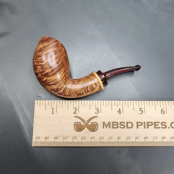 G. Penzo Smooth Bent Egg Briar Pipe, Italian Estates - Image 12