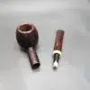 Savinelli Moka 207, Rusticated Straight Apple Estate Briar Pipe, 6mm [SOLD OUT] - Image 12