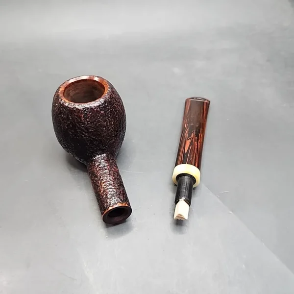 Savinelli Moka 207, Rusticated Straight Apple Estate Briar Pipe, 6mm [SOLD OUT] - Image 12