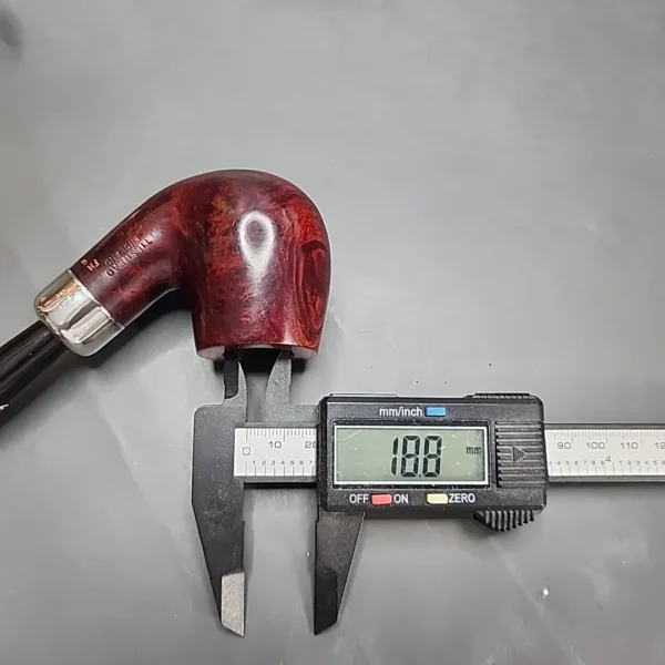 James Upshall Tilshead FH 6, Military Mount Bent Apple Briar Pipe, Unsmoked [SOLD OUT] - Image 12