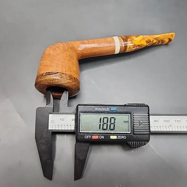 PapaBearPipes Smooth Dublin Handmade Briar Pipe - Image 12