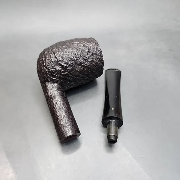 Savinelli Punto Oro 1011 EX, Sandblasted Straight Billiard Estate Briar Pipe [SOLD OUT] - Image 12