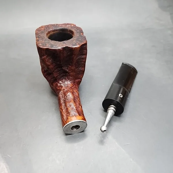 Kaywoodie Handmade Rusticated Panel Estate Briar Pipe, 4 Hole [SOLD OUT] - Image 12