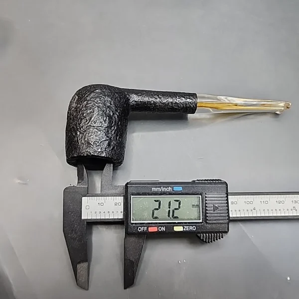 Savinelli De Luxe Milano 111 KS, Sandblasted Straight Billiard Estate Briar Pipe [SOLD OUT] - Image 13