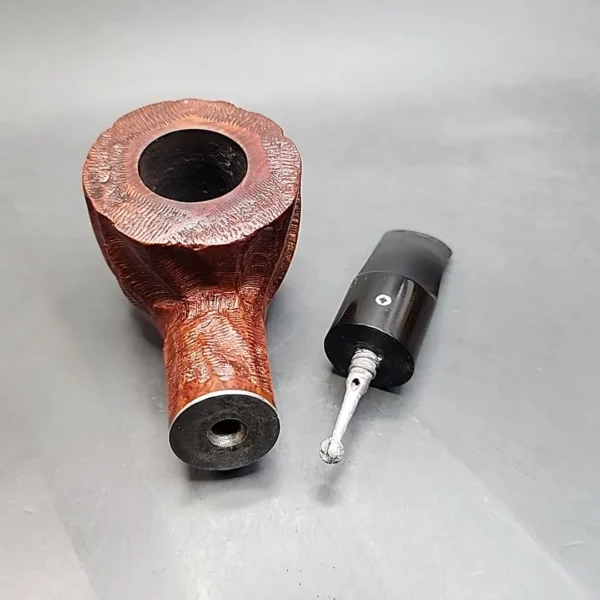 Kaywoodie Handmade Rusticated Bent Pot, Estate Briar Pipe [SOLD OUT] - Image 13