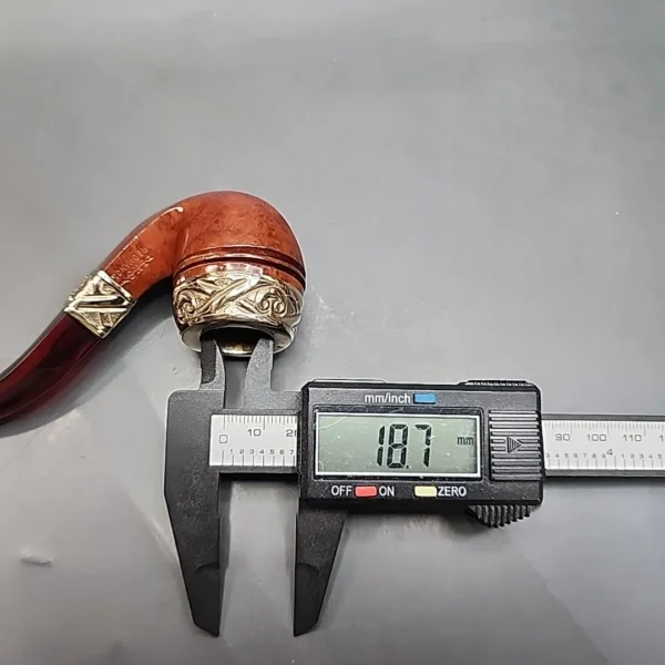 LHS Redmanol Gold Mounted Estate Briar Pipe [SOLD OUT] - Image 13