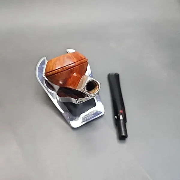 Ser Jacopo L1, Smooth Squat Bulldog Estate Briar Pipe [SOLD OUT] - Image 13