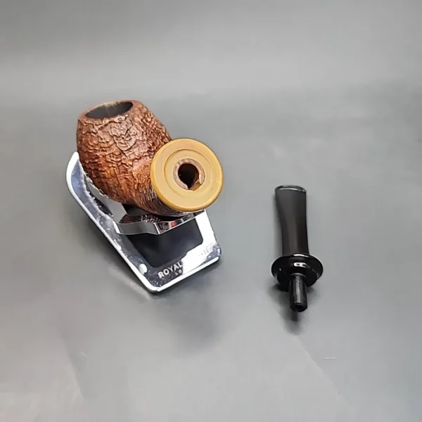 Gregor Lobnik Sandblasted Bent Egg Estate Artisan Briar Pipe [SOLD OUT] - Image 13
