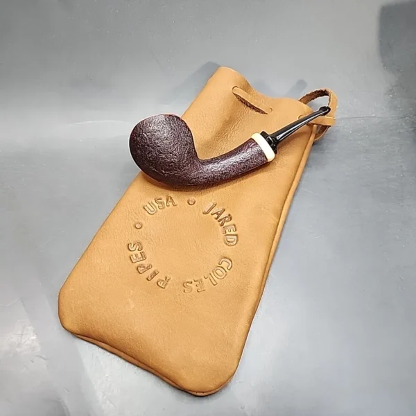 Jared Coles Pipe, Partial Sandblasted Blowfish, Briar Smoking Pipe, Artisan Pipe [SOLD OUT] - Image 13
