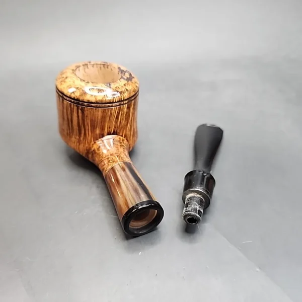 PapaBearPipes Smooth Straight Rhodesian Briar Pipe, New [SOLD OUT] - Image 14