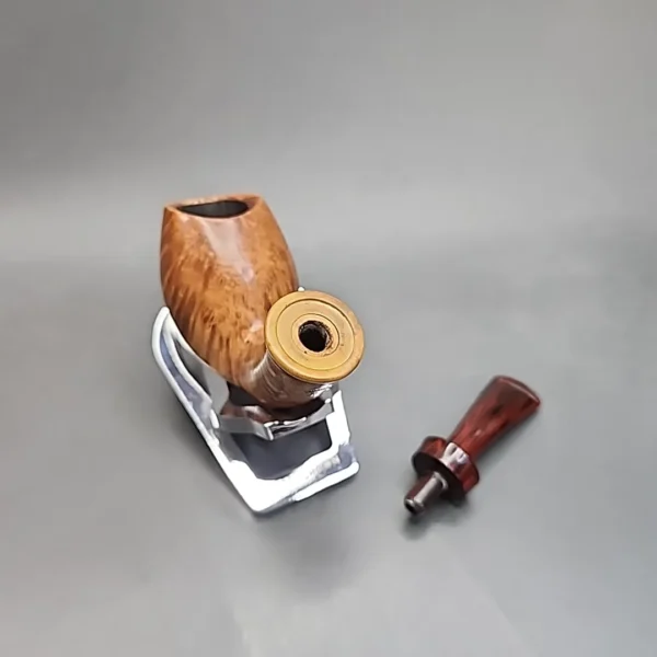 G. Penzo Smooth Bent Egg Briar Pipe, Italian Estates - Image 14