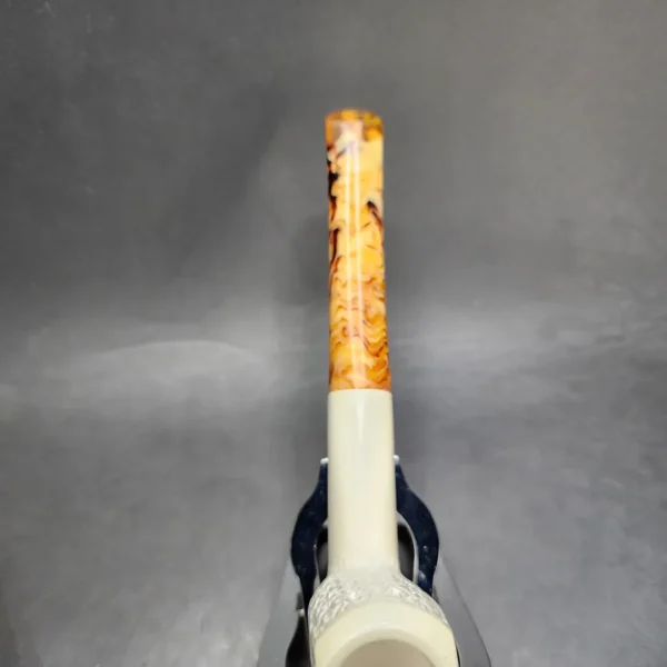 MBSD Meerschaum Panel Block Meerschaum Pipe, Fitted Case [SOLD OUT] - Image 6