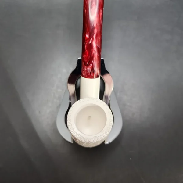 MBSD Meerschaum Bent Poker Block Meerschaum Pipe, Fitted Case [SOLD OUT] - Image 6
