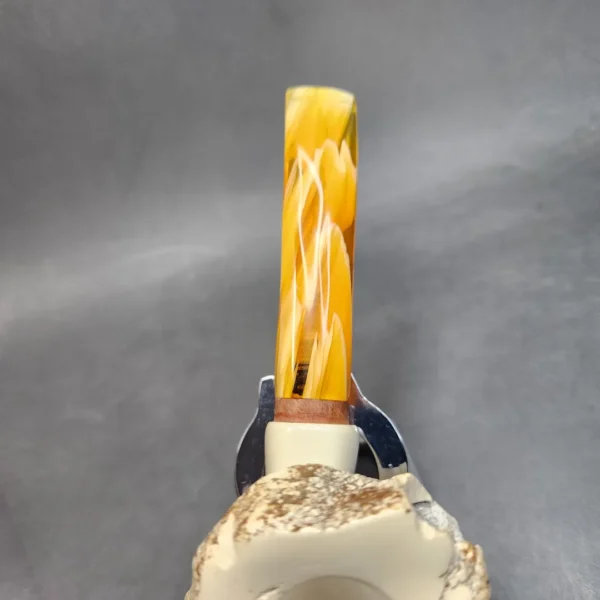 MBSD Meerschaum Deluxe Natural, Freehand Block Meerschaum Pipe, Briar-Mortis [SOLD OUT] - Image 6