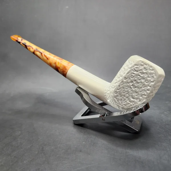 MBSD Meerschaum Panel Block Meerschaum Pipe, Fitted Case [SOLD OUT] - Image 7