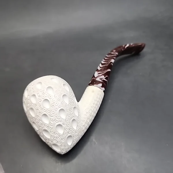 MBSD Meerschaum Acorn Block Meerschaum Pipe, Fitted Case [SOLD OUT] - Image 8