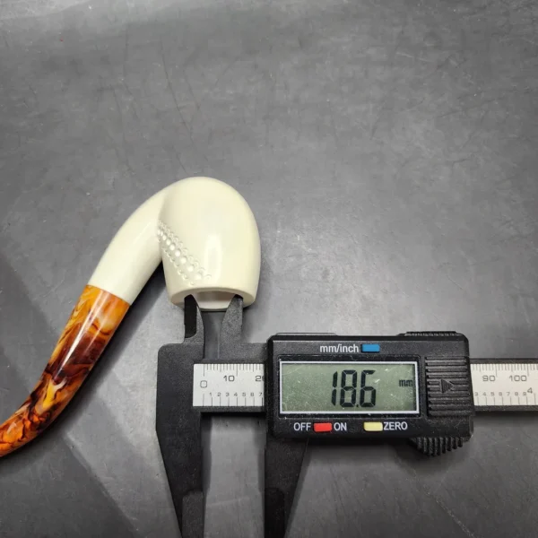 MBSD Meerschaum Bent Egg Block Meerschaum Pipe, Fitted Case [SOLD OUT] - Image 9
