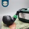 Peterson 2024 Saint Patrick's Day 303, Sandblasted Bent Apple Briar Pipe, P-Lip [SOLD OUT]