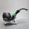 Peterson 2024 Saint Patrick's Day 303, Sandblasted Bent Apple Briar Pipe, P-Lip [SOLD OUT] - Image 3