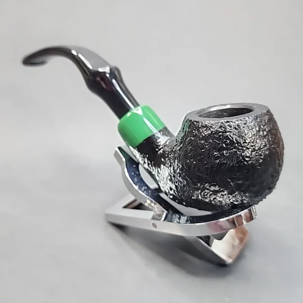Peterson 2024 Saint Patrick's Day 303, Sandblasted Bent Apple Briar Pipe, P-Lip [SOLD OUT] - Image 7