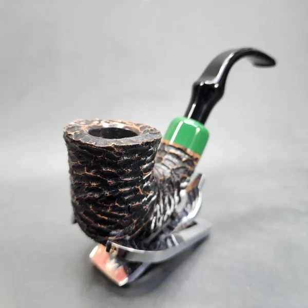 Peterson Saint Patrick's Day 2024 Rusticated XL315 Briar Pipe, P-Lip [SOLD OUT] - Image 4