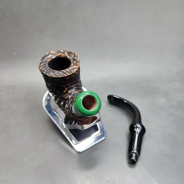 Peterson Saint Patrick's Day 2024 Rusticated XL315 Briar Pipe, P-Lip [SOLD OUT] - Image 9