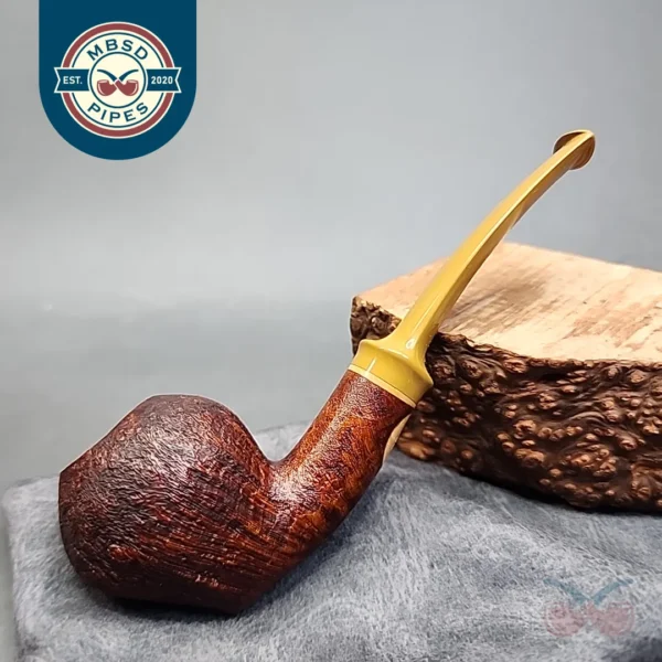 Sean Reum Pipes Bent Acorn Handmade Briar Pipe, New