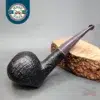 Sean Reum Black Sandblasted Acorn Handmade Briar Pipe, New