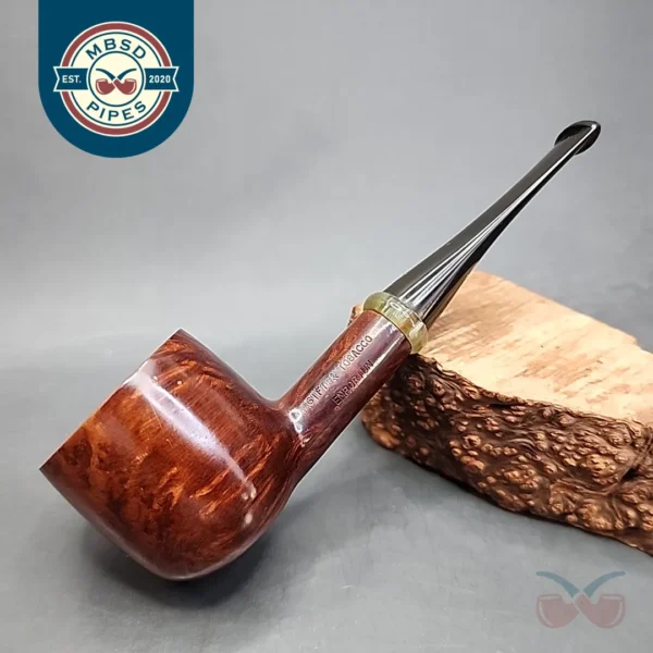 Savinelli Gift & Tobacco Emporium Smooth Pot Estate Briar Pipe