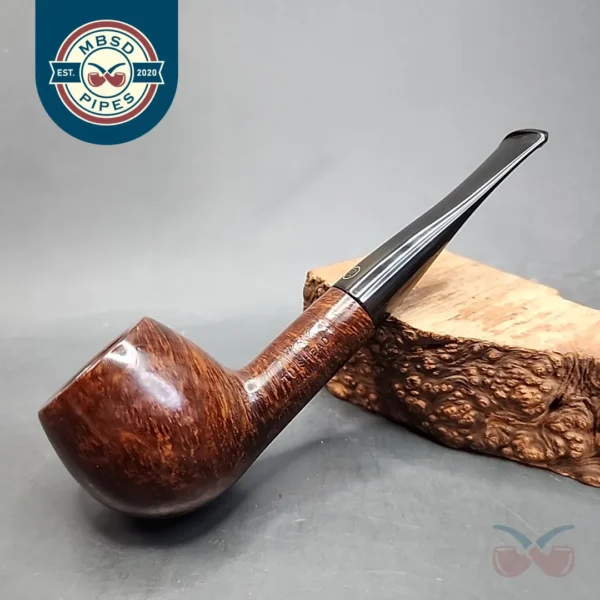 James Upshall Tilshead 4 FH Smooth Straight Apple Estate Briar Pipe [SOLD OUT]