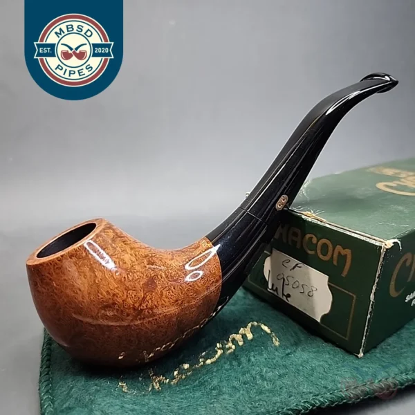 Chacom Volute Smooth Bent Estate Briar Pipe, Unsmoked [SOLD OUT]