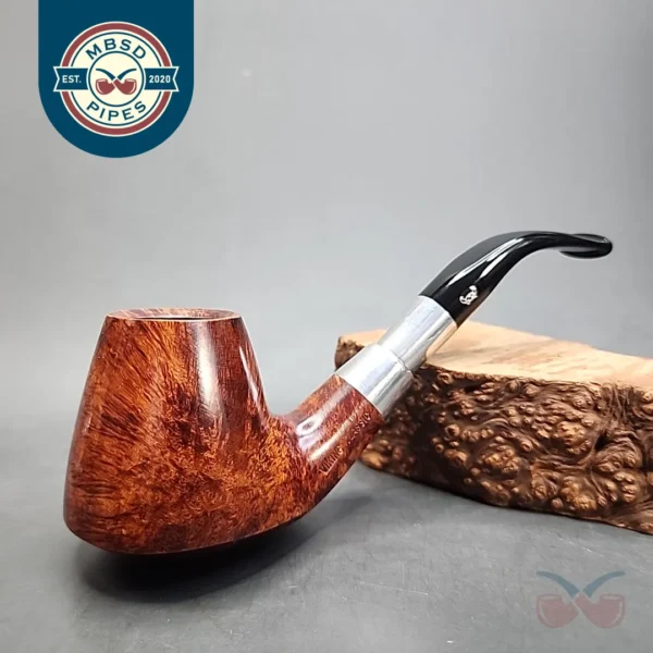 Viking Classic Smooth Bent Danish Volcano Estate Briar Pipe, Unsmoked [SOLD OUT]