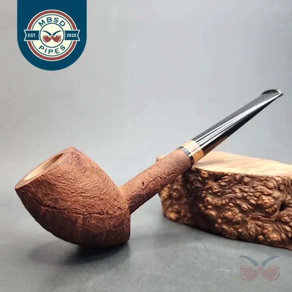 Pipe Tristan Sandblasted Cutty Handmade Briar Pipe, France [SOLD OUT]