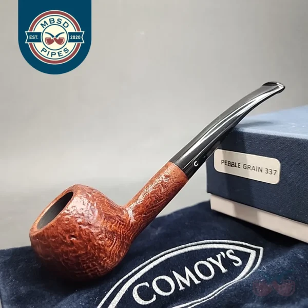 Comoy's Pebble Grain 337 Sandblasted Prince Estate Briar Pipe, Unsmoked [SOLD OUT]