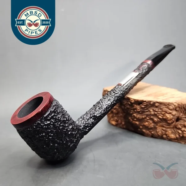 Erik Nording Handmade Rusticated Canadian Estate Briar Pipe, Unsmoked [SOLD OUT]