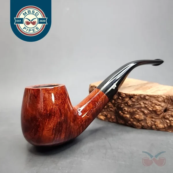Viking Classic Smooth Bent Brandy Estate Briar Pipe, Unsmoked [SOLD OUT]