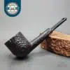 Pre-Republic Peterson's Flat Grip Sandblasted Estate Briar Pipe, Ii