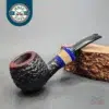 Karim Rusticated Slightly Bent Apple Handmade Briar Pipe, New