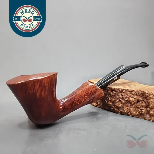 Ascorti Smooth Bent Dublin Estate Briar Pipe, Unsmoked [SOLD OUT]