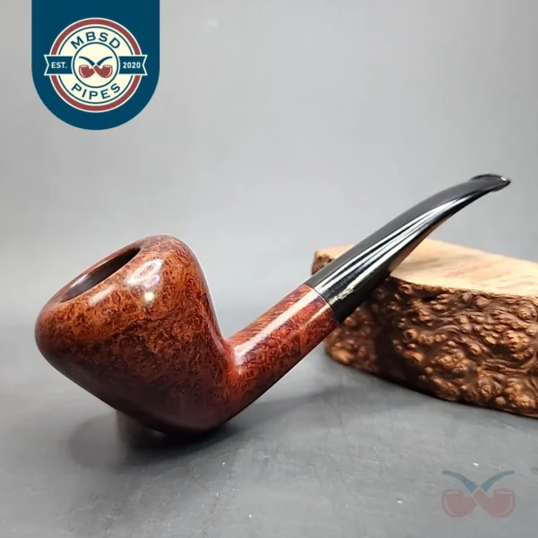 Svendborg Bark Inka 11, Handmade Smooth Dublin Estate Briar Pipe