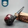 Karim Rusticated Small Straight Apple Briar Pipe, New