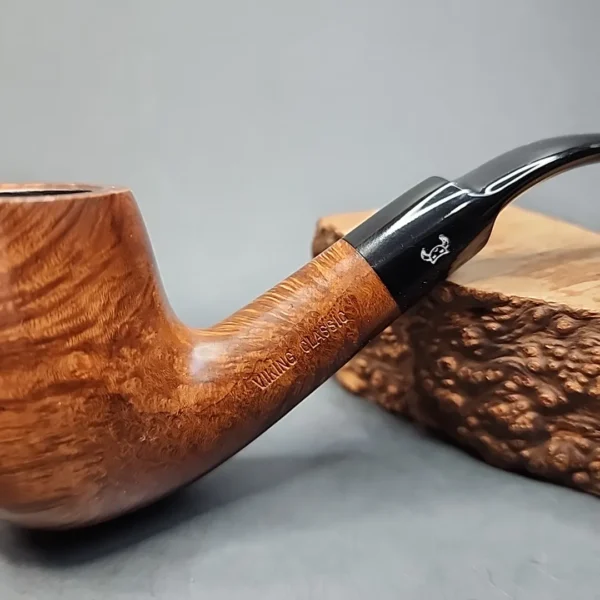 Viking Classic Smooth Bent Brandy Estate Briar Pipe, Unsmoked [SOLD OUT] - Image 3