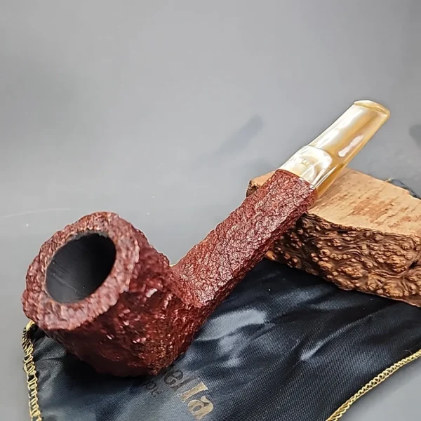 Savinelli Estella 815 EX Rusticated Canadian Estate Briar Pipe [SOLD OUT] - Image 3