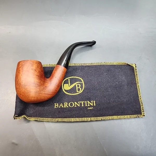 Barontini Amaretto Smooth Bent Billiard Estate Briar Pipe, Italian Estates [SOLD OUT] - Image 3