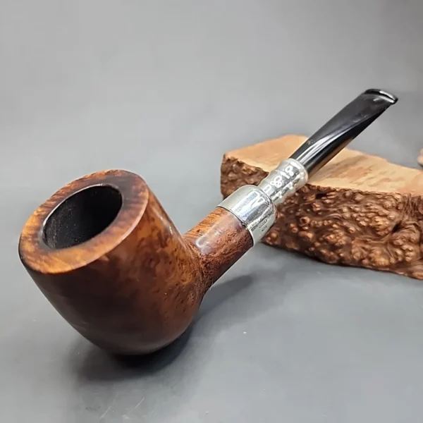 L. Wood (Les Wood, of Ferndown) Smooth Straight Billiard Spigot Estate Briar Pipe [SOLD OUT] - Image 3