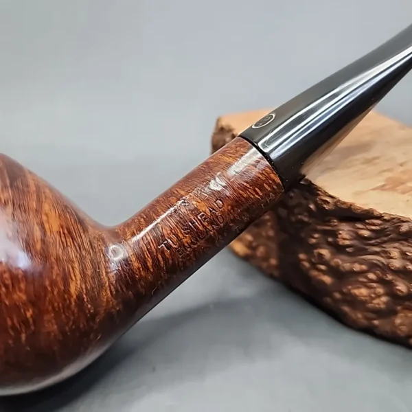 James Upshall Tilshead 4 FH Smooth Straight Apple Estate Briar Pipe [SOLD OUT] - Image 3