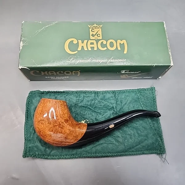 Chacom Volute Smooth Bent Estate Briar Pipe, Unsmoked [SOLD OUT] - Image 3